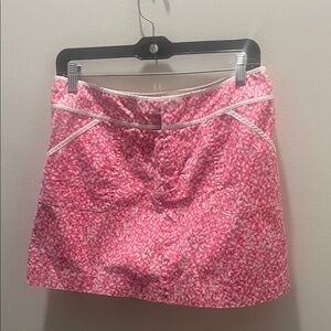 Lilly Pulitzer Pink and White Skort